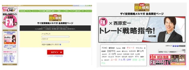 ザイFX!×西原宏一 トレード戦略指令！有料会員専用ページ