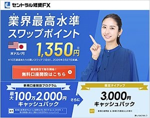 セントラル短資FX「FXダイレクトプラス」の公式サイトはこちら!