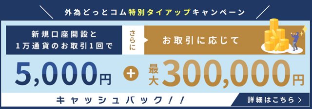 外為どっとコム合計最大30万5000円がもらえる新規口座開設キャンペーン