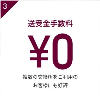 ビットポイントジャパンのウォレットアプリ「BITPoint Wallet」では送金手数料が無料