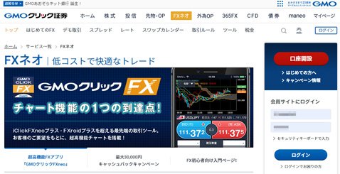 GMOクリック証券の公式サイト