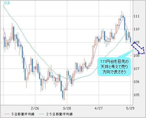 ドル/円は111円台が目先の天井！ユーロの下落も目立つがドル/円売りが