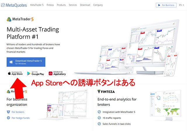 メタクオーツ社の公式サイト