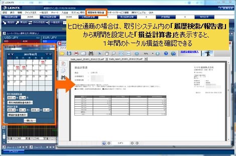 例:ヒロセ通商「2016年1月~12月の損益計算書」