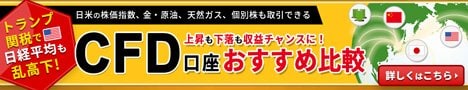 CFD口座おすすめ比較