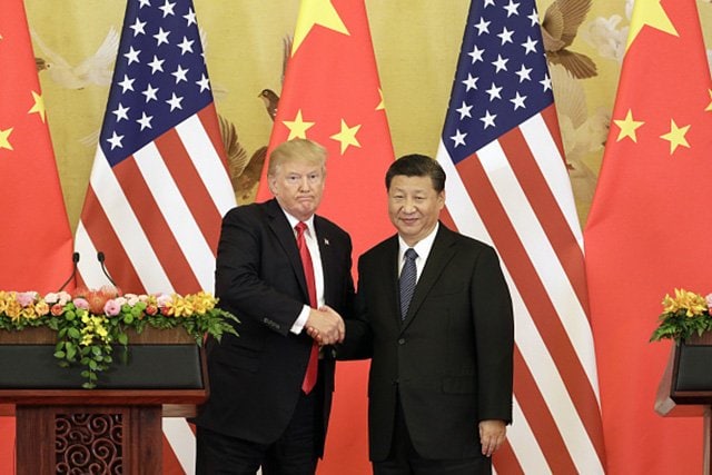 トランプ米大統領＆習近平中国国家主席写真