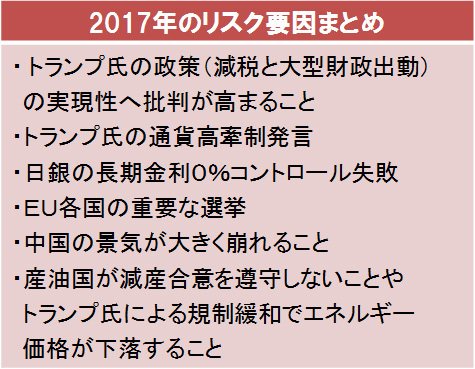 2017年のリスク要因まとめ
