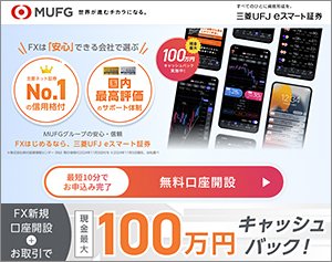 三菱UFJ eスマート証券「三菱UFJ eスマート証券FX」の公式サイトはこちら!