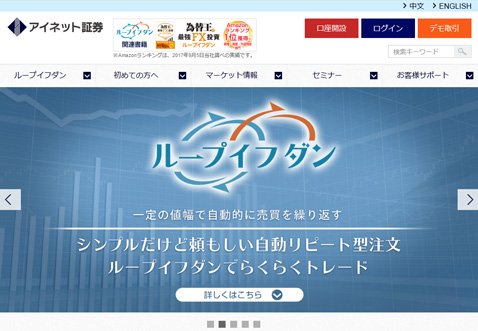 アイネット証券の公式サイト
