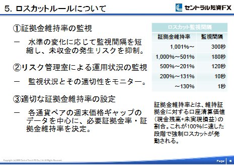 ロスカットルールについて