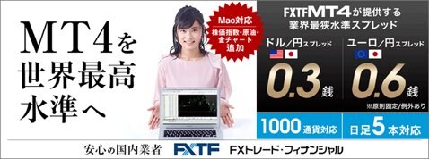 FXトレード・フィナンシャル「FXTF MT4」のイメージ