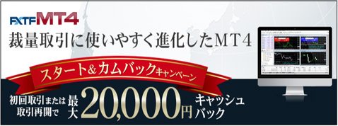 FXTF「MT4スタート&カムバックキャンペーン」